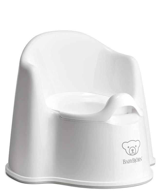 Photo 1 of BabyBjörn Potty Chair, White/Gray