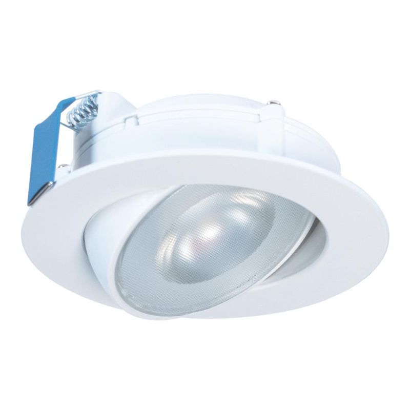 Photo 1 of Halo 4 in. Integrated LED Recessed Canless Narrow Beam Gimbal Trim (2700K-5000K)
