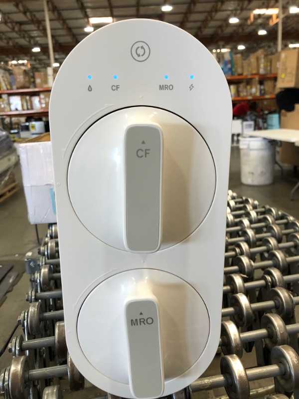 Photo 1 of Waterdrop Reverse Osmosis Water Filtration System, Tankless, 400 GPD Fast Flow, Reduces TDS, 1:1 Pure to Drain, FCC Listed, USA Tech, Brushed Nickel Based Faucet, WD-G2-W, White