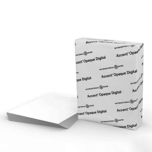 Photo 1 of 10 Accent Opaque White Cardstock Paper, 65lb Cover, 176 Gsm, 8.5 X 11 Card Stock, 1 Ream / 250 Sheets, Medium Weight Cardstock with Super Smooth Finish, TOTAL 2500 SHEETS 