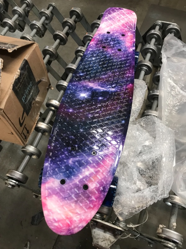 Photo 1 of Skateboards Complete 22 Inch Mini Cruiser Retro Skateboard for Kids Boys Youths Beginners
