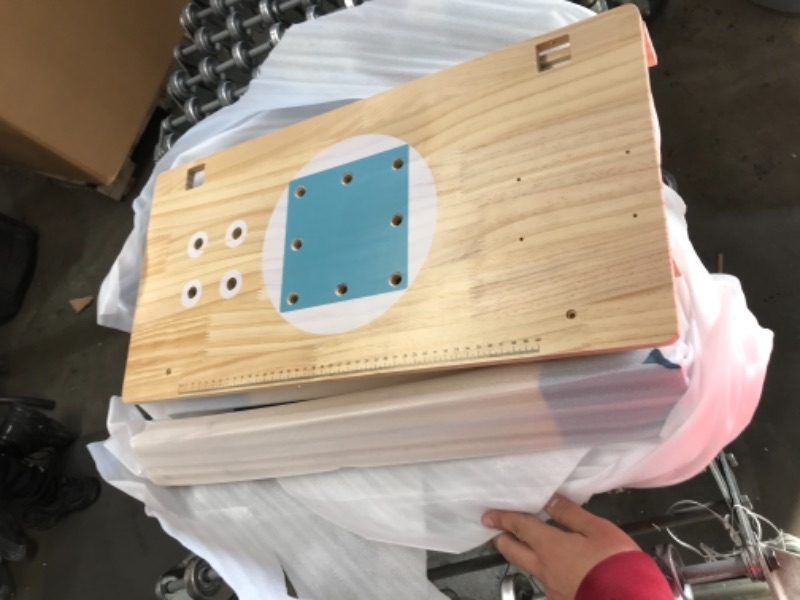 Photo 1 of Tool Bench for Kids Toy Play Workbench Wooden Tool Bench Workshop Workbench with Tools Set Wooden Construction Bench Toy for 3 4 5 Year Old Boys Girls
