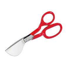 Photo 1 of 7 in. Duckbill, Carpet Napping Shears, High Carbon Steel
