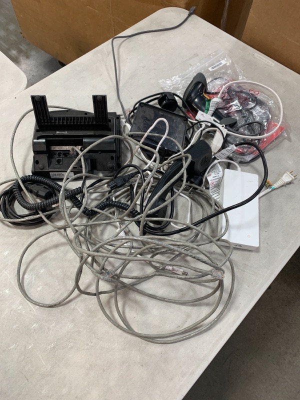 Photo 1 of LOT BAG OF VARIOUS CABLES/CORDS AND EQUIPMENT - MODERATE USE 
SOLD AS IS 