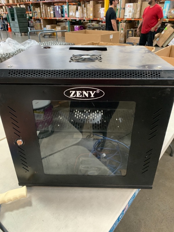 Photo 1 of Enclosure Server Cabinet, 16.5" Deep, Switch-Depth
AS IS MODERATE USE - PARTS 