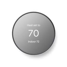 Photo 1 of Nest Thermostat - Smart Programmable Wi-Fi Thermostat - Charcoal
AS IS UNABLE 