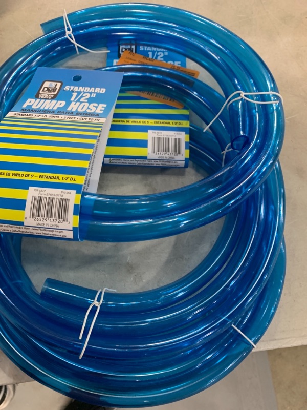 Photo 1 of 1/2 in. x 5 ft. Evaporative Cooler Pump Hose
AS IS 3PKS 