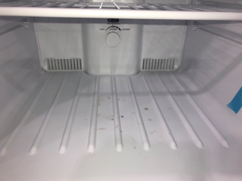 Photo 8 of 10.1 cu. ft. Top Freezer Refrigerator in White
