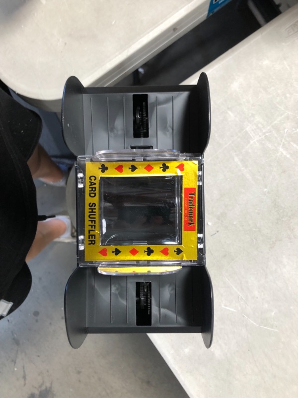 Photo 1 of 6 Deck Automatic Card Shuffler
CARDS NOT INCLUDED, AS IS USED