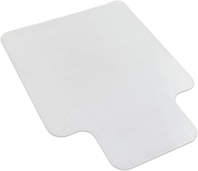 Photo 1 of Mount-It! Clear Chair Mat for Carpet, Non-Slip Studded Office Chair Floor Protector, Heavy-Duty Non-Toxic PVC Material, Use in Home or Office, 47" x 35.5" (MI-7817A)
