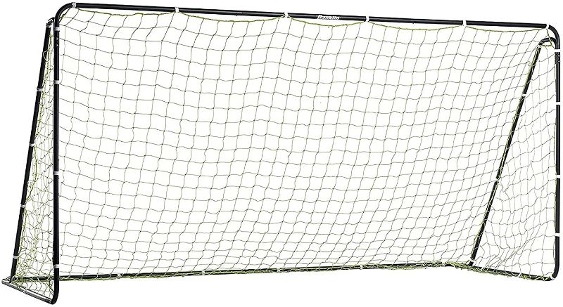 Photo 1 of Franklin Sports Competition Soccer Goal – Soccer Net – Soccer Goal for Backyard – Steel Construction – 12 Ft by 6 Ft , Black