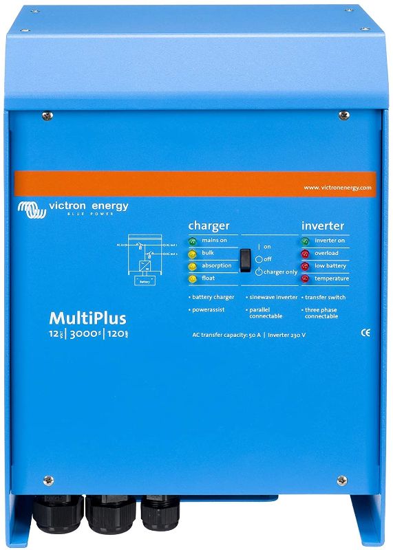 Photo 1 of Victron Energy MultiPlus 3000VA 12-Volt Pure Sine Wave Inverter 120 amp Battery Charger