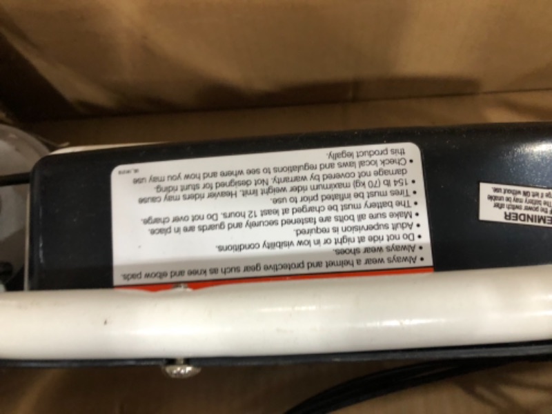 Photo 3 of MISSING PARTS***
Razor E200 Electric Scooter - 8" Air-Filled Tires, 200-Watt Motor, Up to 12 mph and 40 min of Ride Time