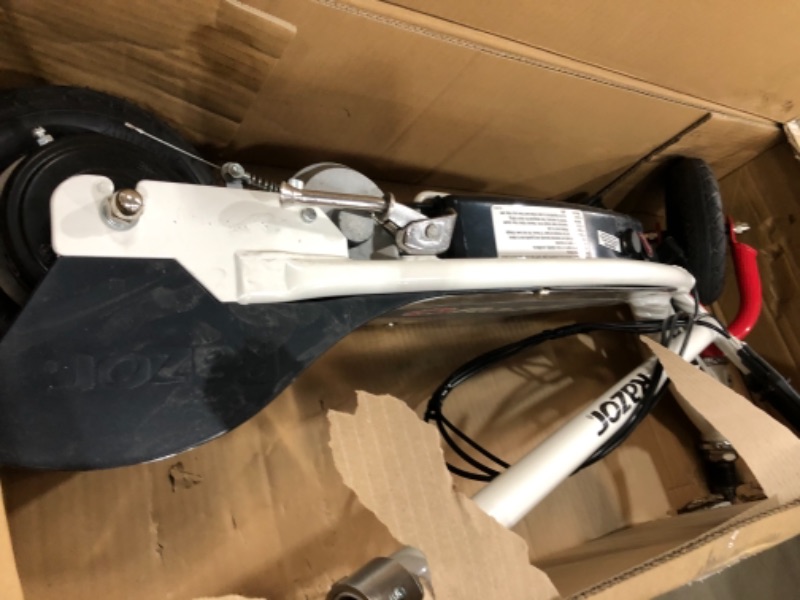 Photo 2 of MISSING PARTS***
Razor E200 Electric Scooter - 8" Air-Filled Tires, 200-Watt Motor, Up to 12 mph and 40 min of Ride Time