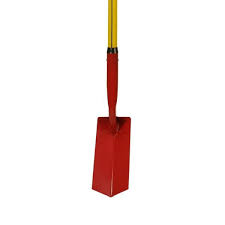 Photo 1 of 48 in. Classic Fiberglass Clean-Out Shovel with Heavy-Duty Steel V-Type Blade and Cushion Grip Handle
