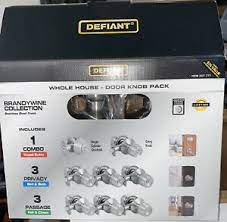 Photo 6 of *NEW* Defiant Whole House Door Knob Pack- 1 Entry Combo, 3 Privacy, 3 Passage SET
