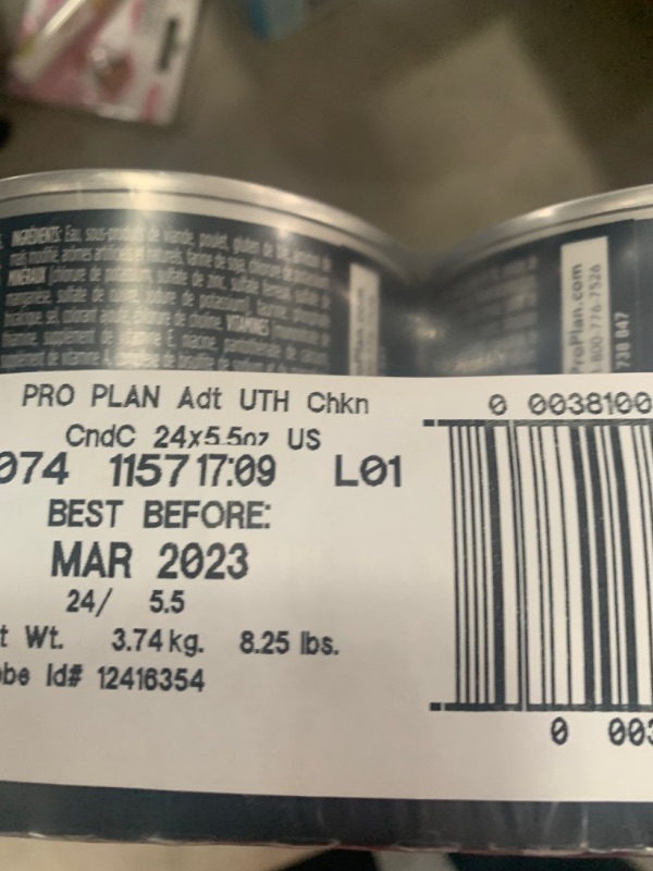 Photo 1 of Purina Pro Plan Focus Urinary Tract Health Formula Chicken Entree in Gravy Adult Wet Cat Food - (24) 5.5 oz. Cans
AS IS EXPIRES MARCH 2023 