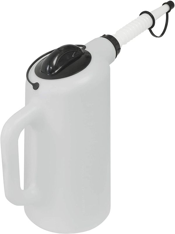 Photo 1 of 
Lisle 19702 Dispenser with Lid and Cap - 8 Quart Capacity,Grey
Style:8 Quart Plastic Oil Dispenser with Lid and Cap