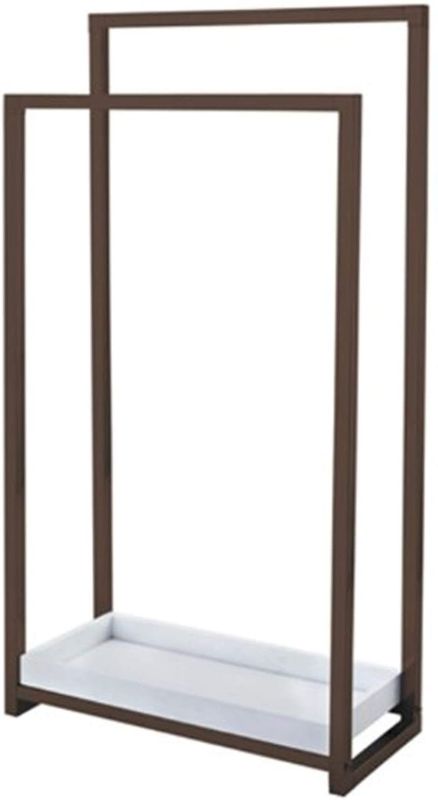 Photo 1 of 
Kingston Brass Edenscape SCC8265 Pedestal 2-Tier Steel Construction Towel Rack with Wooden Case, Oil Rubbed Bronze