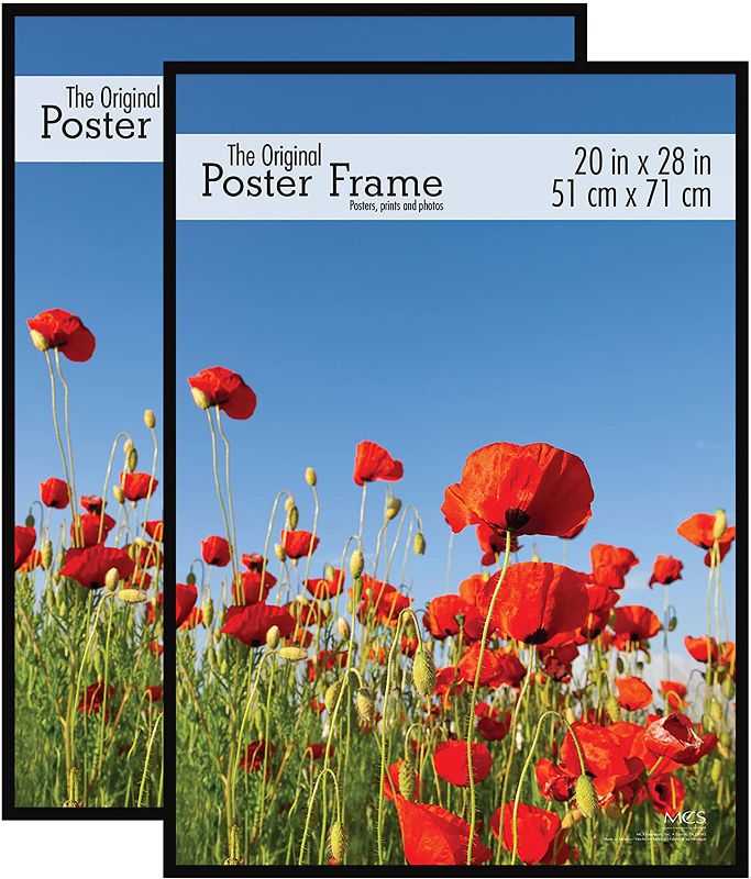 Photo 1 of 
MCS 65668 Original Poster Frame, 20 x 28 Inch, Black, Set of 2