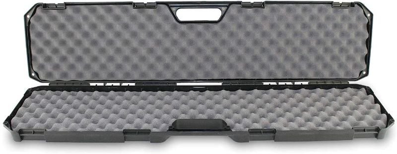 Photo 1 of 
Condition 1 42" Single Scope Hard Plastic Rifle Case with Foam - Scratch and Water Resistant - Made in USA - 41.40" x 8.97" x 3.25"
Color:Black