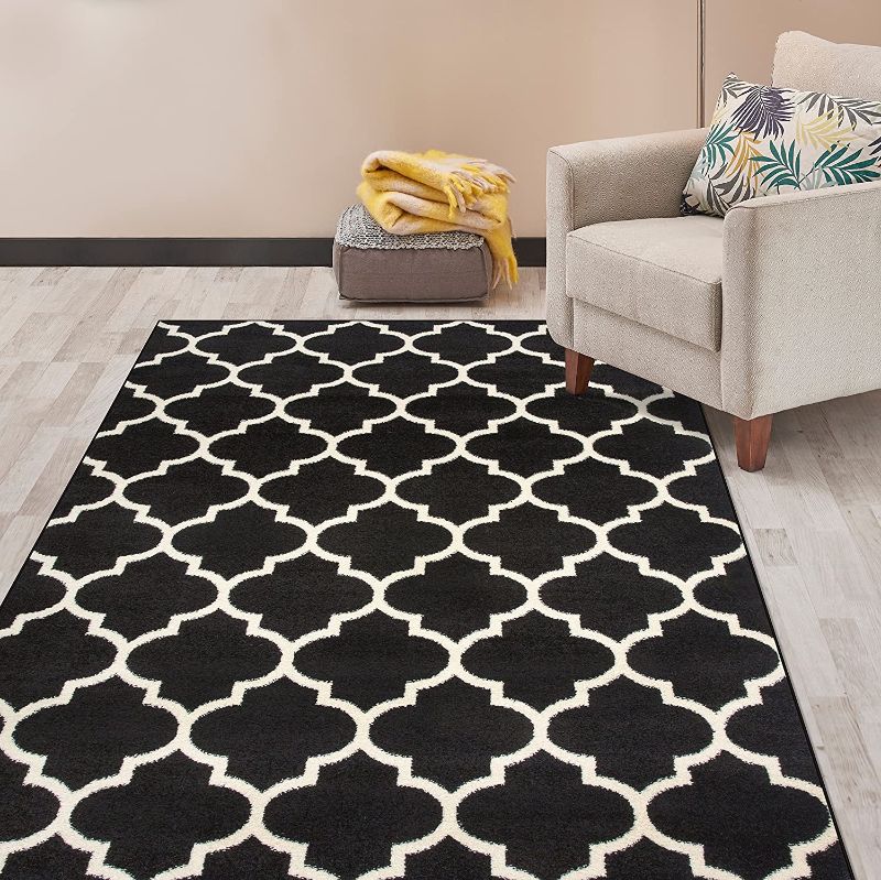 Photo 1 of 
Rugshop Contemporary Modern Moroccan Trellis Area Rug 3' 3" x 5' Black
Color:Black
Size:3 ft 3 in x 5 ft