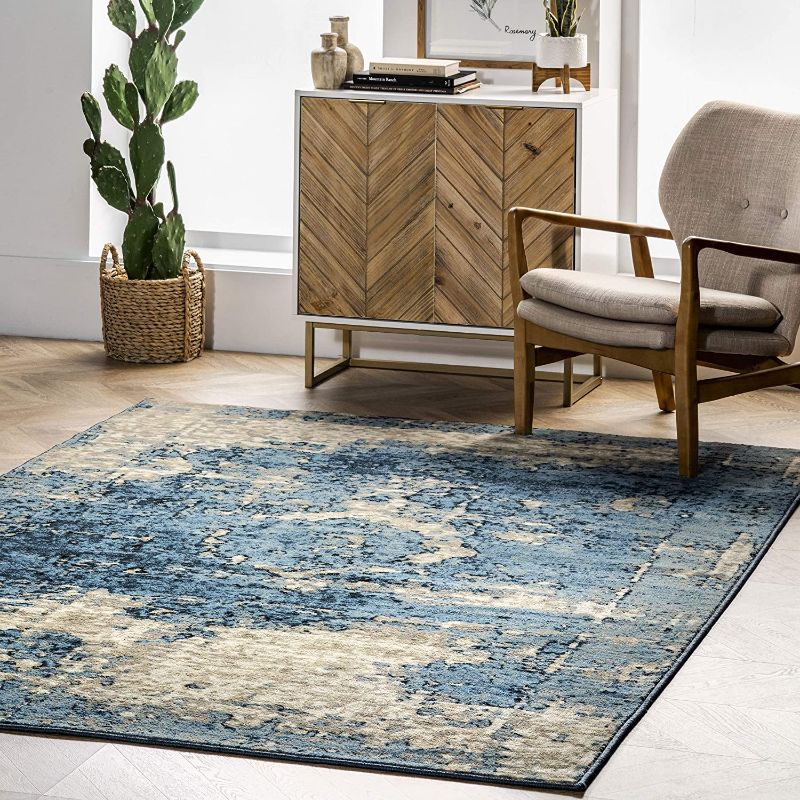 Photo 1 of 
nuLOOM Vintage Lindsy Distressed Accent Rug, 2 ft x 3 ft, Blue
Size:2 ft x 3 ft
Color:Blue