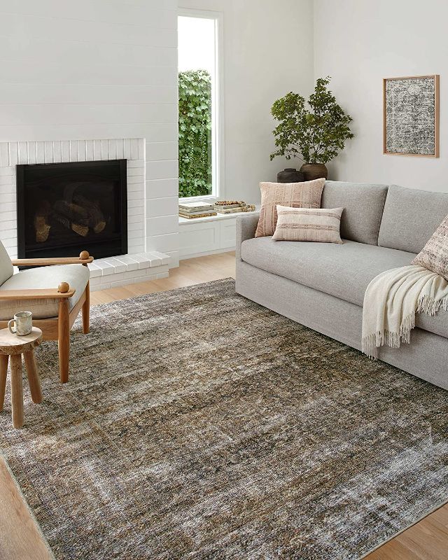 Photo 1 of 
Amber Lewis x Loloi Georgie Collection GER-06 Bordeaux / Antique 3'9" x 5'6" Accent Rug