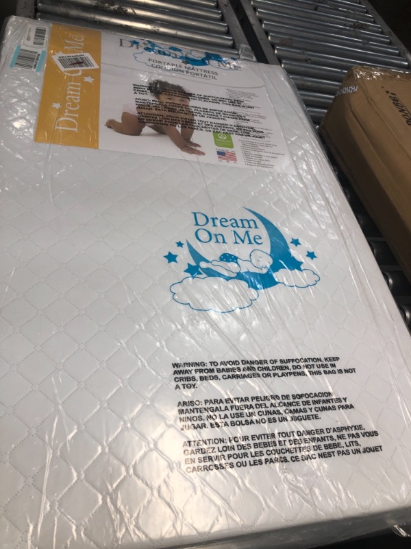 Photo 2 of 
Dream On Me, Holly 3” Fiber Portable Crib Mattress I Waterproof I Greenguard Gold Certified