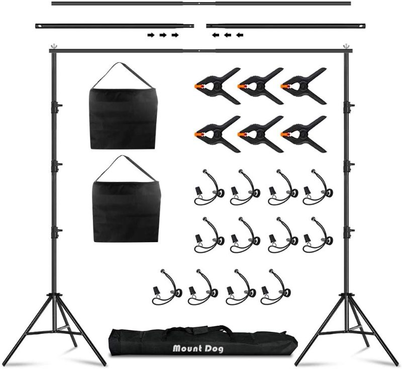 Photo 1 of 
MOUNTDOG Backdrop Stand, 8.5x10Ft Photography Backdrop Support System STAND,.