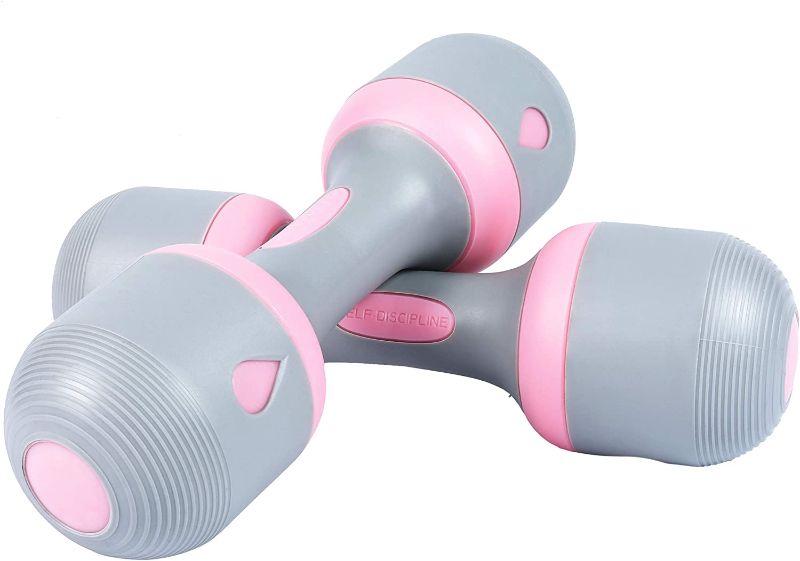 Photo 1 of 
Nice C Adjustable Dumbbell Weight Pair, 5-in-1 Weight Options, Non-Slip Neoprene Hand, All-Purpose, Home, Gym, Office
Color:Grey Pink