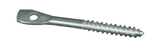 Photo 1 of 3 in. x 1/4 in. Eye Lag Screws for Wood Joists to Install Suspended Drop Ceilings (100-Pack)