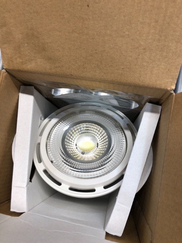 Photo 3 of 26-Watt (250-Watt Equivalent) PAR38 Night Chaser LED Flood Light Bulb in 5000K Daylight Color Temperature (1-Pack)