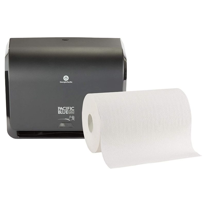Photo 1 of 
Pacific Blue Ultra 9” Paper Towel Roll (Previously Branded SofPull) by GP PRO (Georgia-Pacific),
Style:Starter kit- dispenser and paper towel