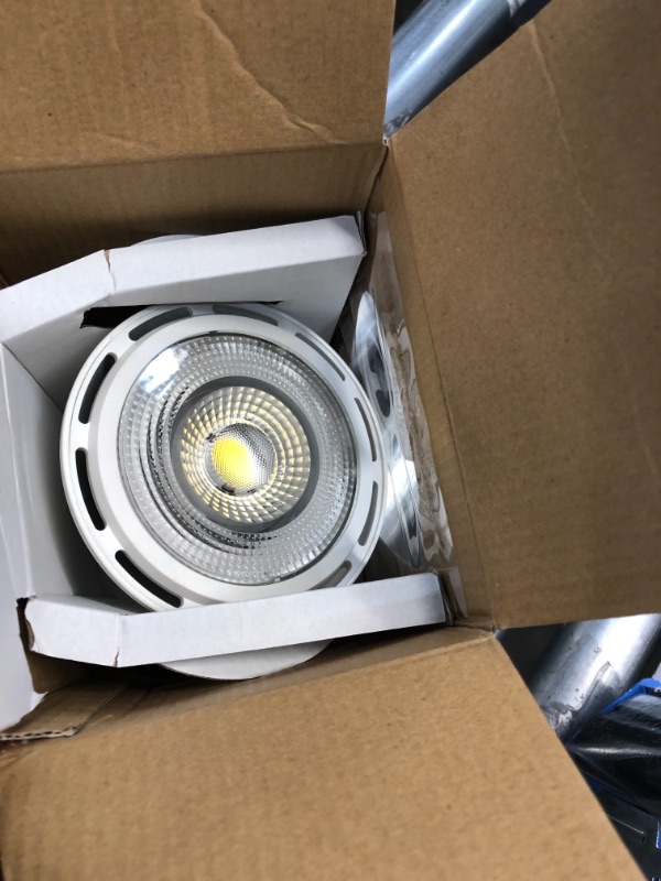 Photo 2 of 26-Watt (250-Watt Equivalent) PAR38 Night Chaser LED Flood Light Bulb in 5000K Daylight Color Temperature (1-Pack)