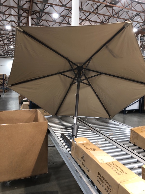 Photo 2 of 
FLAME&SHADE 10 ft Outdoor Patio and Table Umbrella NO LIGHTS