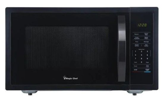 Photo 1 of Magic Chef 1.6 Cu. Ft. Countertop Microwave in Stainless Steel with Gray Cavity, Silver

//TESTED AND FUNCTIONAL, MINOR DAMAGE WITH DENT/SCRATCH 
