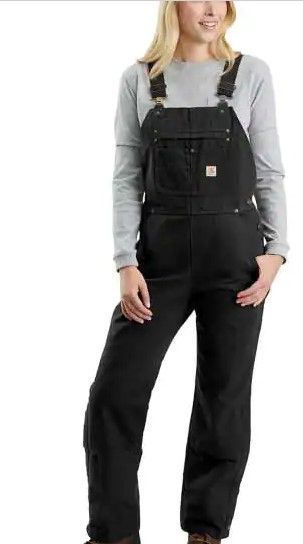 Photo 1 of Carhartt RELAXED FIT WASHED DUCK INSULATED BIB OVERALL
large 