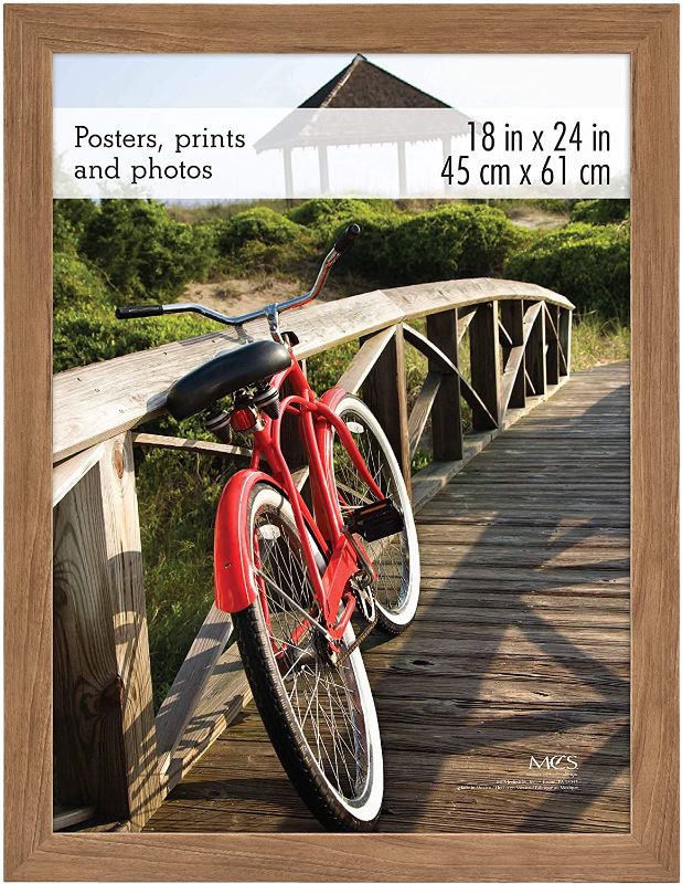 Photo 1 of MCS Museum Poster Frame, 18 x 24 in, Medium Oak
