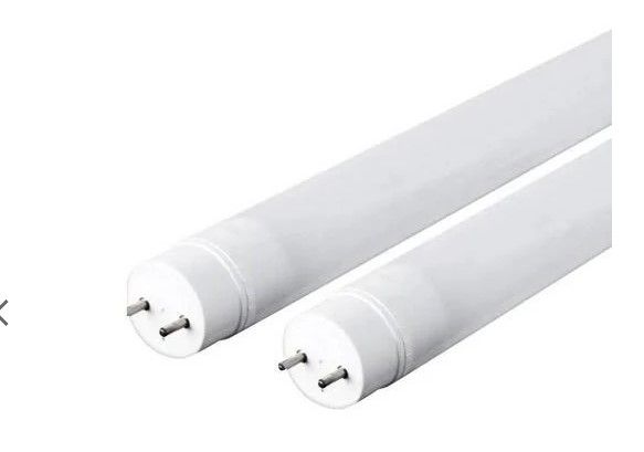 Photo 1 of 4 ft. -Watt T8 32W/ T8 32W Equivalent Cool White Bypass Ballast Linear LED Tube Light Bulb 2 pk
