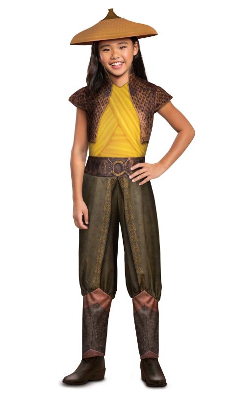 Photo 1 of Raya Costume for Girls, Official Raya and the Last Dragon Costume for Kids, Disney Warrior Princess Costume
size S/P (4-6X)