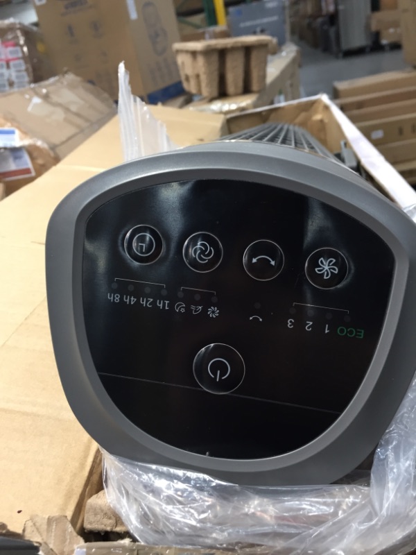 Photo 1 of PELONIS Oscillating Tower Fan with Remote Control 40’’ Quiet Stand up Fan with 3 Speed Settings and 3 Modes 15-Hour Timer LED Display for Bedroom\
MODEL: PFT40A4AGB
SERIAL NUMBER: 34PC829010414262100363
