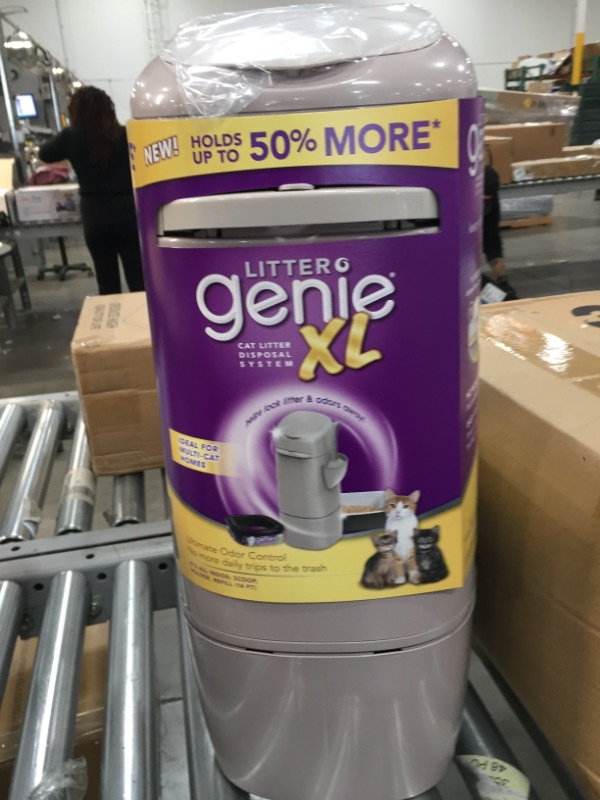 Photo 1 of Litter Genie XL Pail Ultimate Cat Litter Disposal System Locks Away Odors Silver