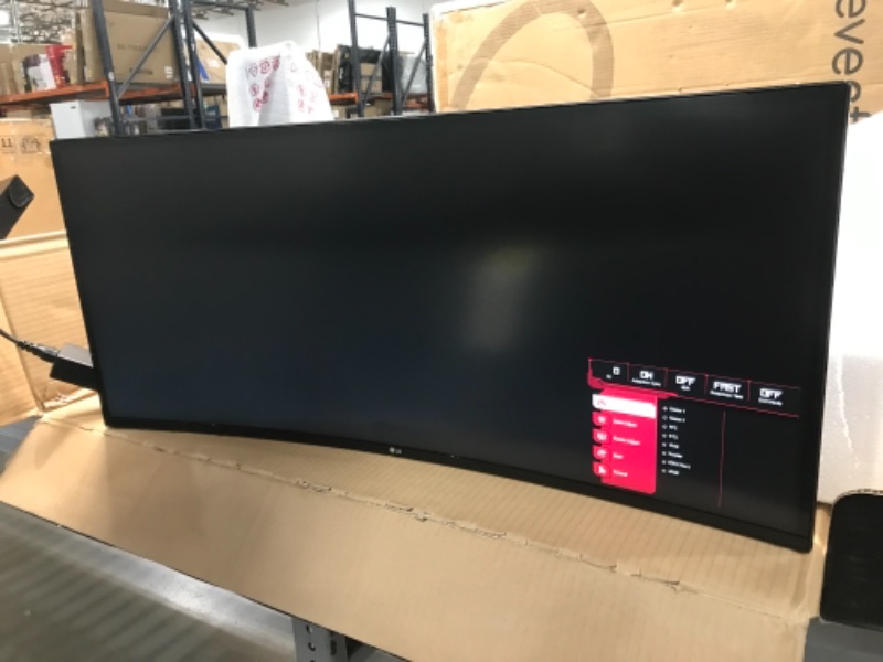 Photo 2 of LG 34GN850-B 34 Inch 21: 9 UltraGear Curved QHD (3440 x 1440) 1ms Nano IPS Gaming Monitor with 144Hz and G-SYNC Compatibility - Black (34GN850-B)
