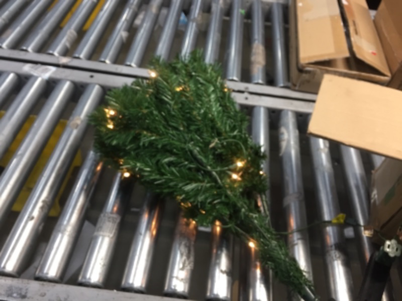 Photo 2 of 4’ Pre-lit Kincaid Spruce Artificial Christmas Tree –Clear Lights