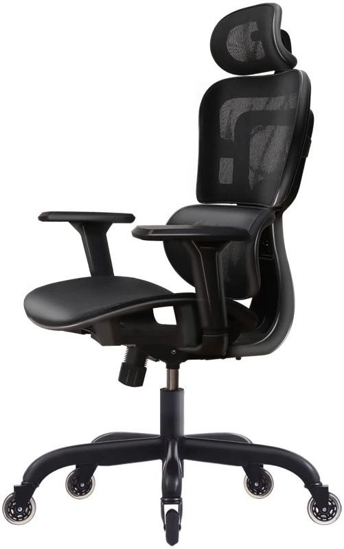 Photo 1 of *Damaged headrest*
Office Chair, FelixKing FK968ZK Black