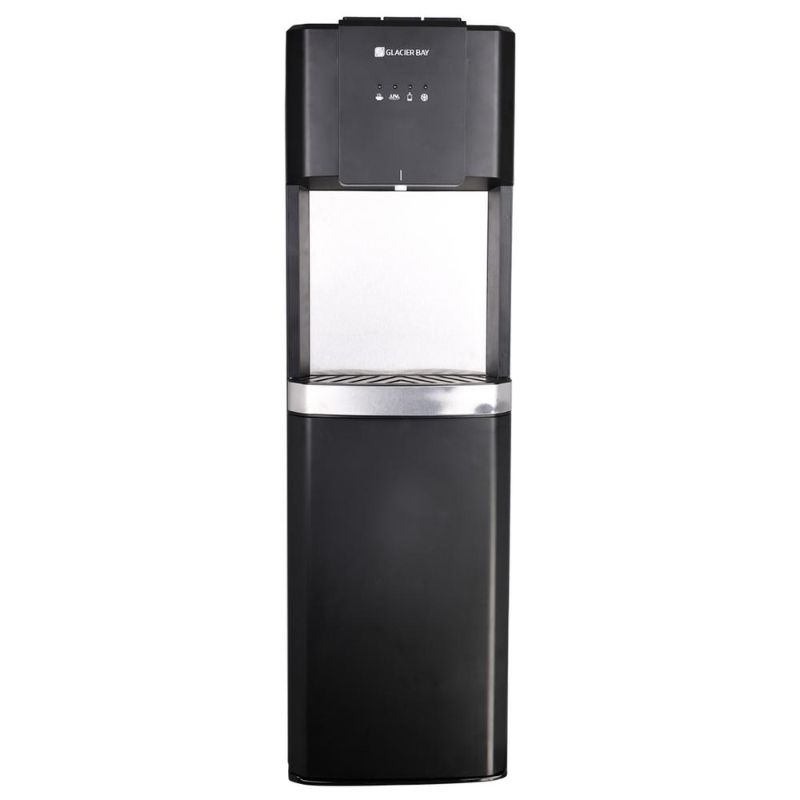 Photo 1 of *Missing components*
Glacier Bay Matte Black and Stainless Steel Bottom Load Water Dispenser, Black Matte.
