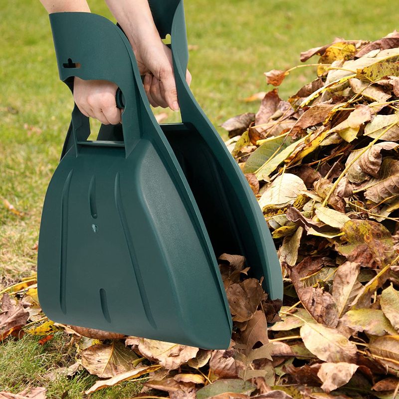 Photo 1 of **DEMAGED**
Large Leaf Scoops and Hand Rake Claw, Ergonomic Hand Held Garden Rake Grabbers for Picking up Leaves,Grass Clippings and Lawn Debris
