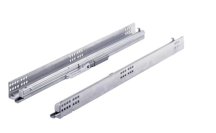 Photo 1 of 21 in. Full Extension Undermount Soft Close Drawer Slide Set 1-Pair (2 Pieces)
