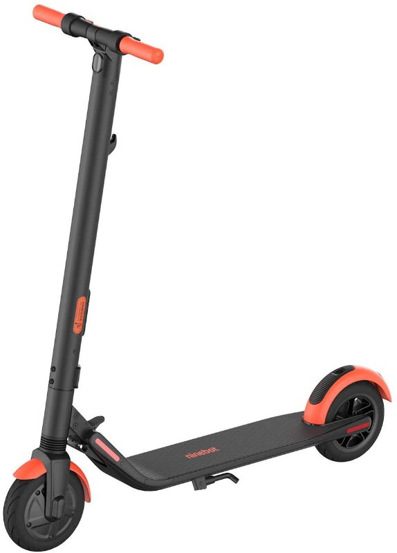 Photo 1 of **POWER ON BUT DOS NOT MOVE**
Segway Ninebot ES1L Electric Kick Scooter, Lightweight and Foldable, Upgraded Motor and Battery Pack, 8-inch Inner-Support Hollow Tires, Dark Grey & Orange
